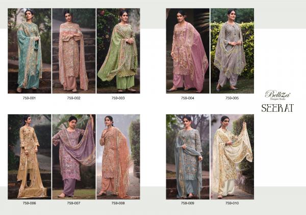 Belliza Seerat Exclusive Designer Dress Material Collection